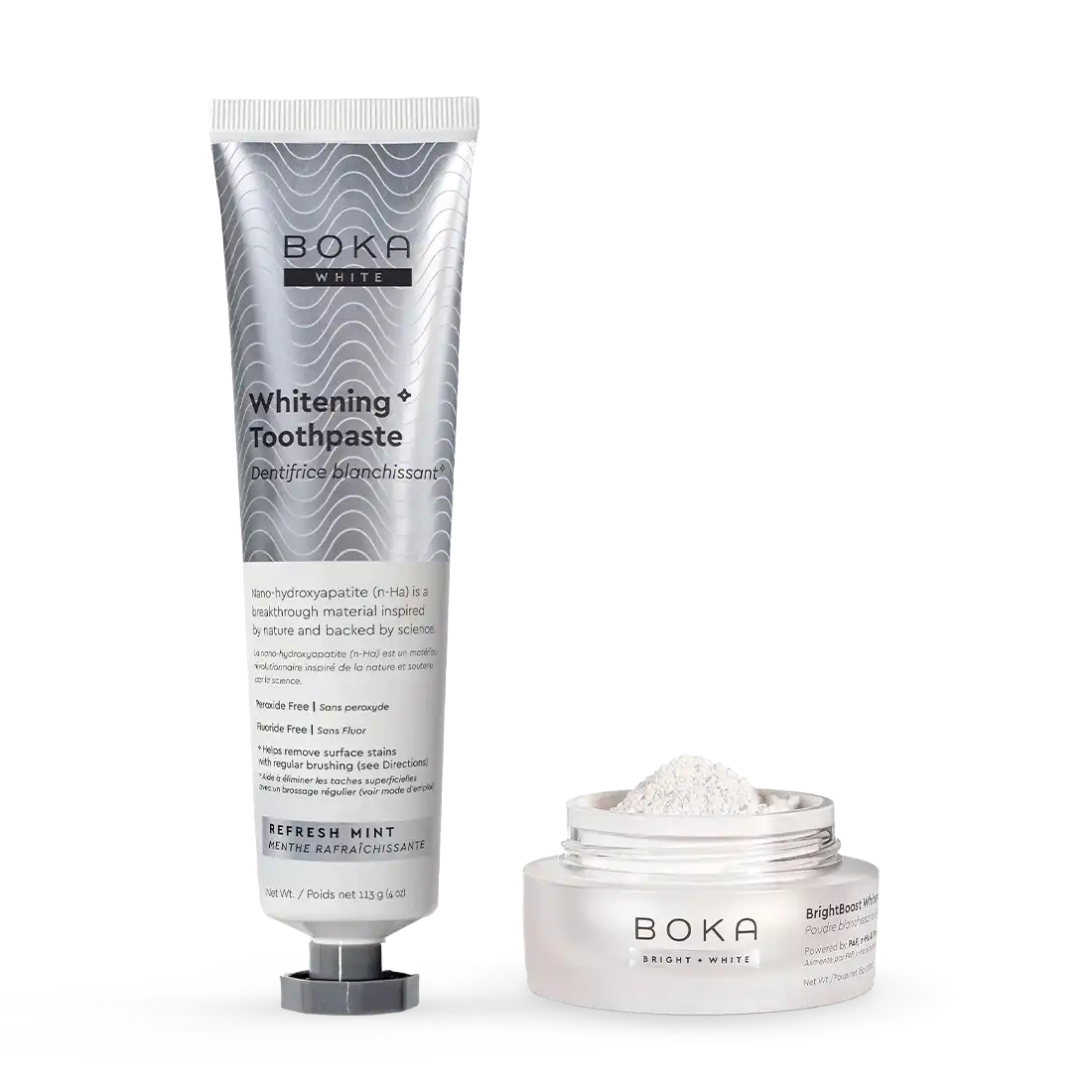 Whitening* Toothpaste & BrightBoost Powder Duo