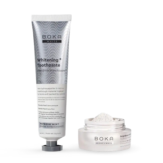 Whitening* Toothpaste & BrightBoost Powder Duo
