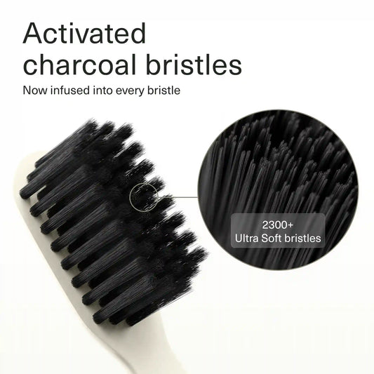 Classic Activated Charcoal Toothbrush 2-Pack